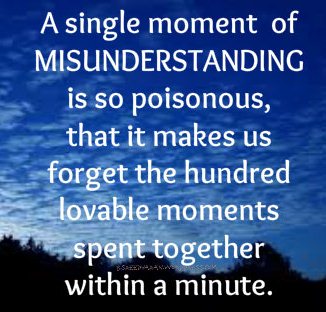 Some Tips to Avoid Misunderstandings in Relationship