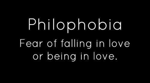 Does philophobia mean what What does